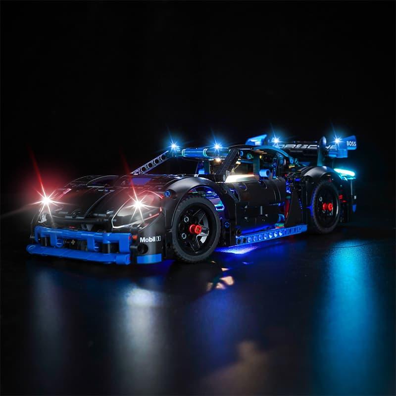 Light Kit for LEGO Technic Porsche GT4 e Performance Race Car 42176 ICUANUTY