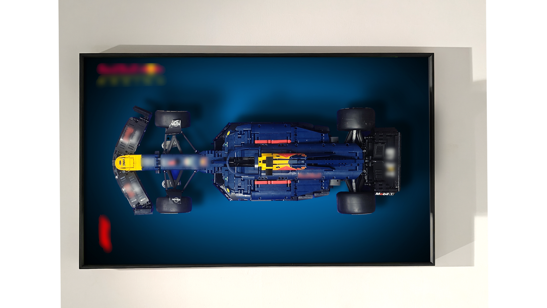 Introducing Our Display Wallboard for LEGO Oracle Red Bull Racing RB20 F1 Car 42206 – Celebrate Speed, Innovation, and Excellence