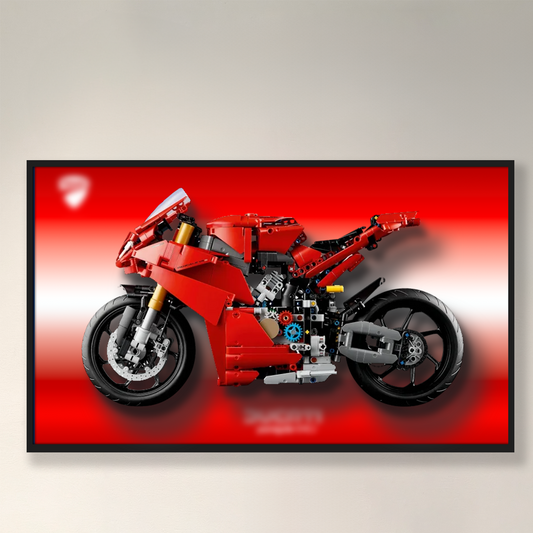 Display Wallboard for LEGO Ducati Panigale V4 S 42202