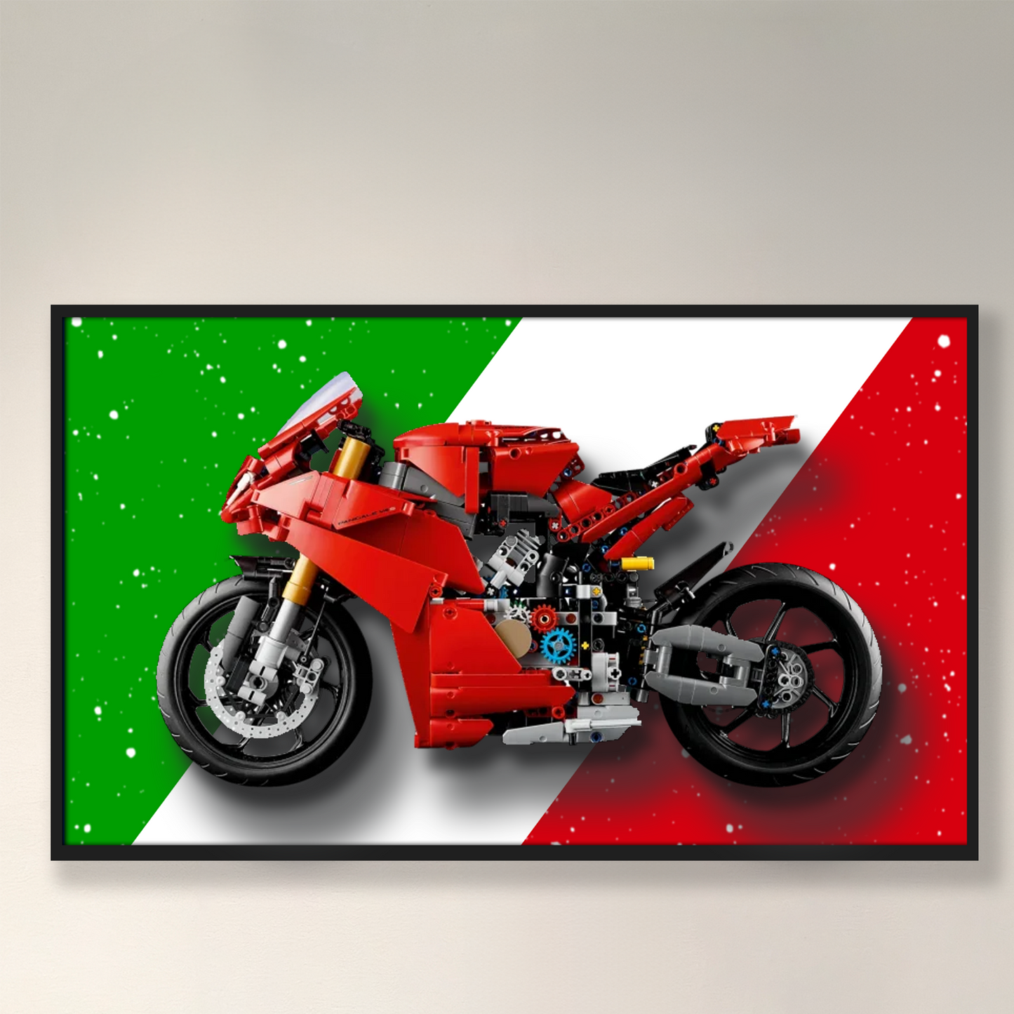 Display Wallboard for LEGO Ducati Panigale V4 S 42202