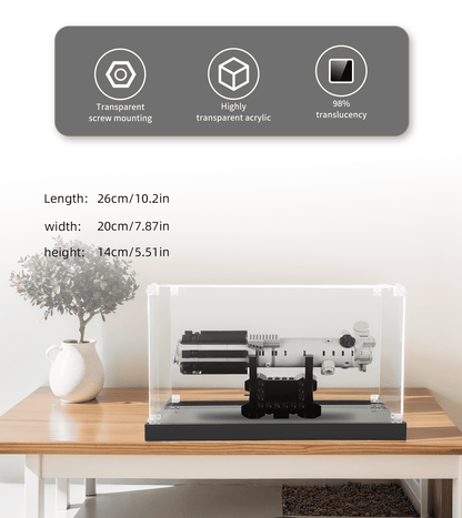Display Case for Lego Luke Skywalker's Lightsaber 40483