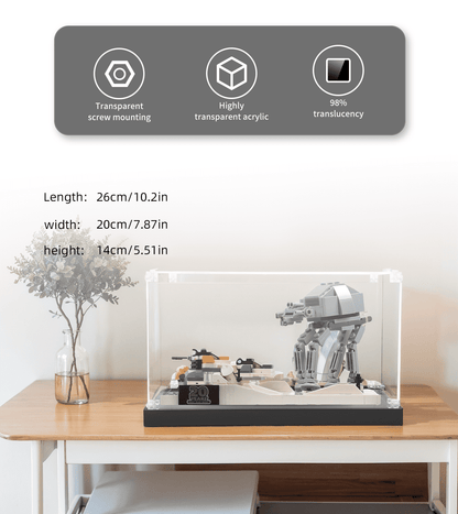Display case for LEGO Battle of Hoth - 20th Anniversary Edition 40333