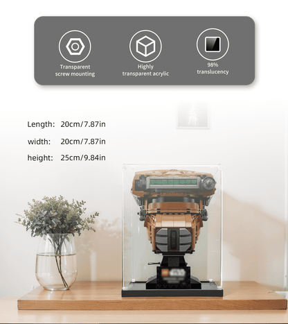 Display case for LEGO Princess Leia (Boushh) Helmet 75351