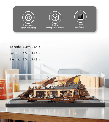 Display case for LEGO  Star Wars Jabba's Sail Barge 75397