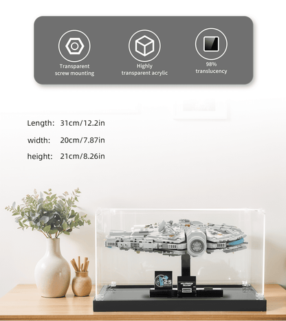 Display Case for LEGO Star Wars Millennium Falcon 75375