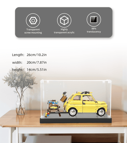 Display case for LEGO Creator Expert Fiat 500 10271