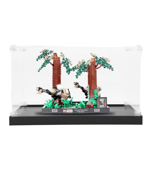 Display Case for LEGO Star Wars Endor Speeder Chase Diorama 75353