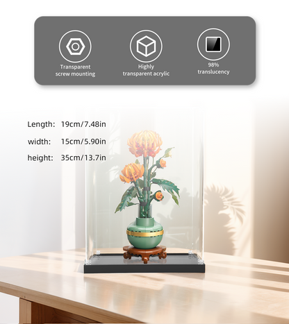 Display Case for LEGO Icons Chrysanthemum 10368