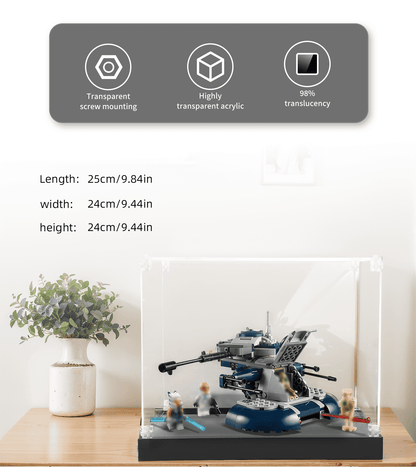 Display Case for Lego Armoured Assault Tank AAT 75283