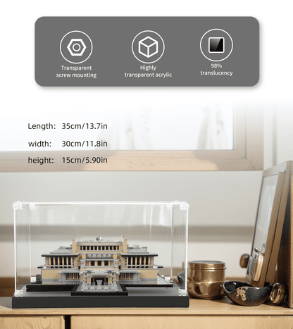 Display case for Lego Architecture Imperial Hotel 21017