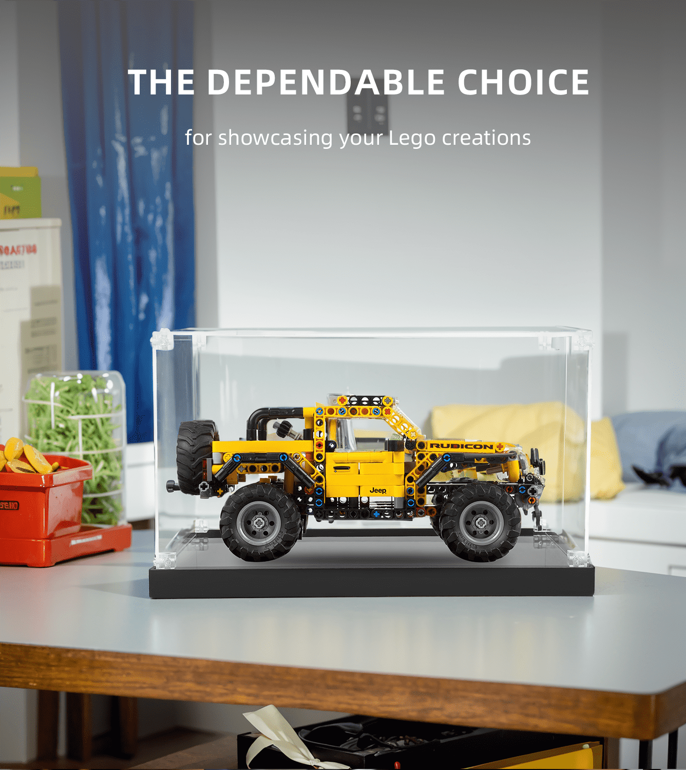 Display Case for LEGO Technic Jeep Wrangler 42122