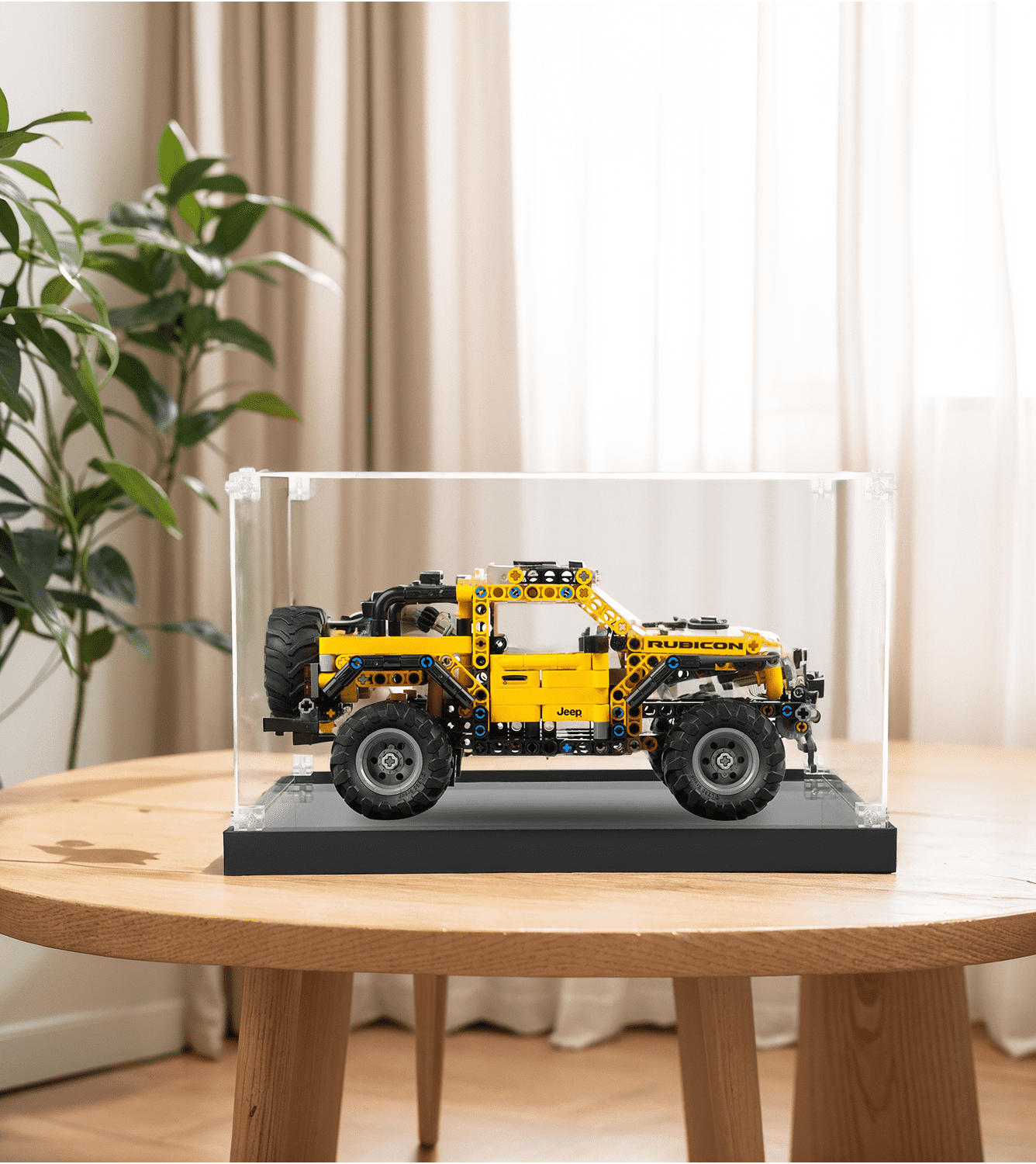 Display Case for LEGO Technic Jeep Wrangler 42122 - ICUANUTY