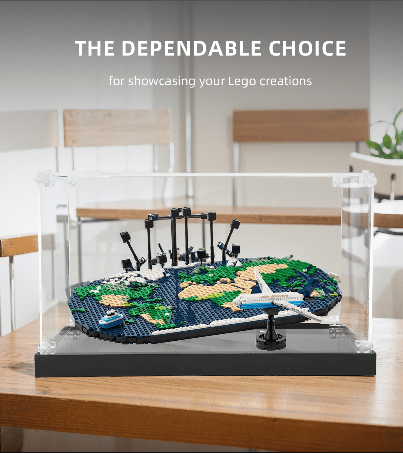 Display Case for Lego Navigation Footprint Map 41838