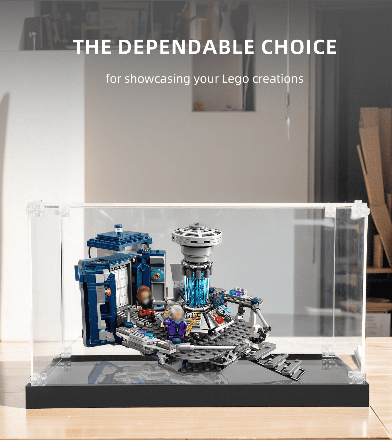 Display Case for LEGO  Ideas Doctor Who 21304