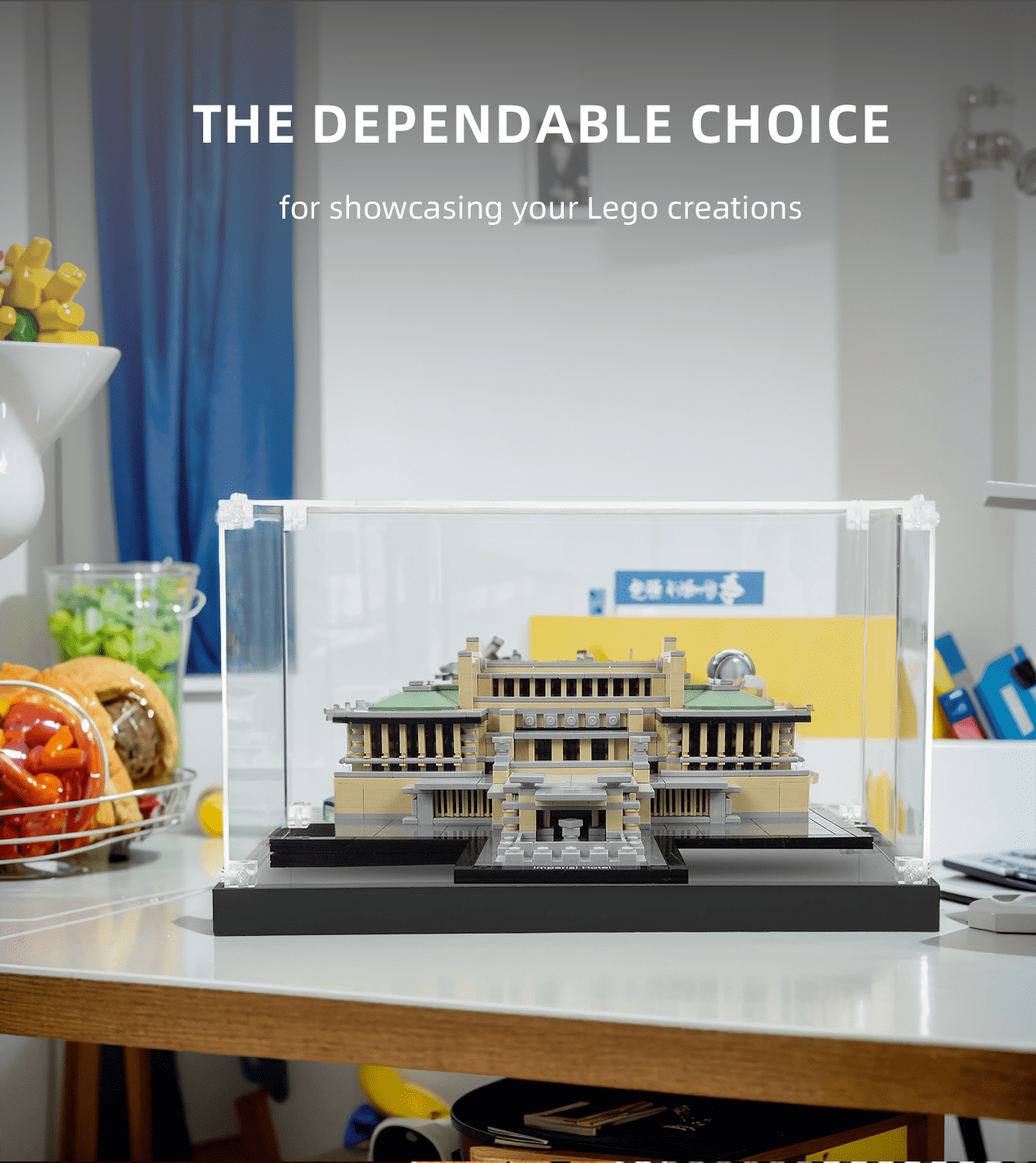 Display case for Lego Architecture Imperial Hotel 21017