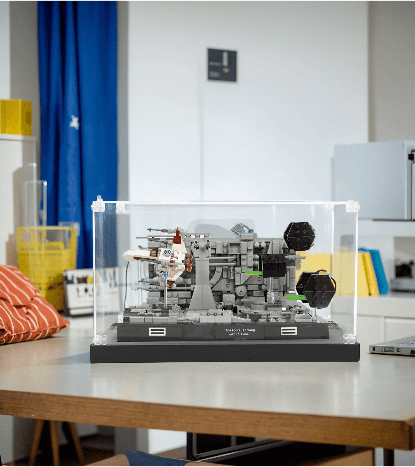 ICUANUTY-Display Case for Lego Star Wars Death Star Trench Run Diorama 75329/Death Star Trash Compactor Diorama 75339