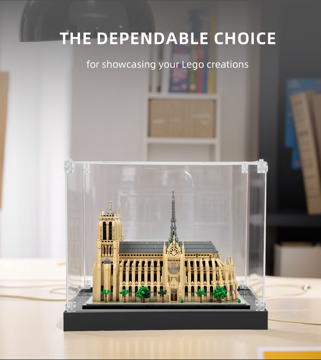 Display Case for LEGO Architecture Notre-Dame de Paris 21061