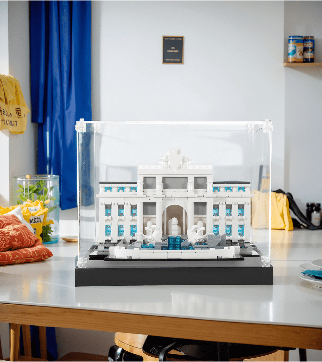 Display case for LEGO Architecture Trevi Fountain Display 21020