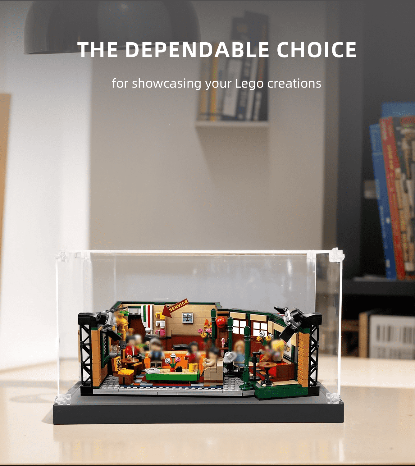 Display Case for Lego Friends Central Perk 21319