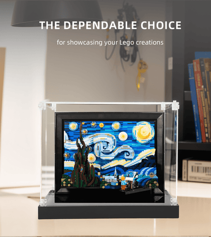 ICUANUTY-Display Case for Lego van Gogh - The Starry Night 21333