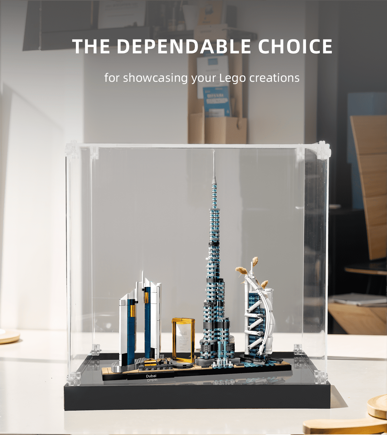 Display Case for LEGO Architecture Dubai 21052