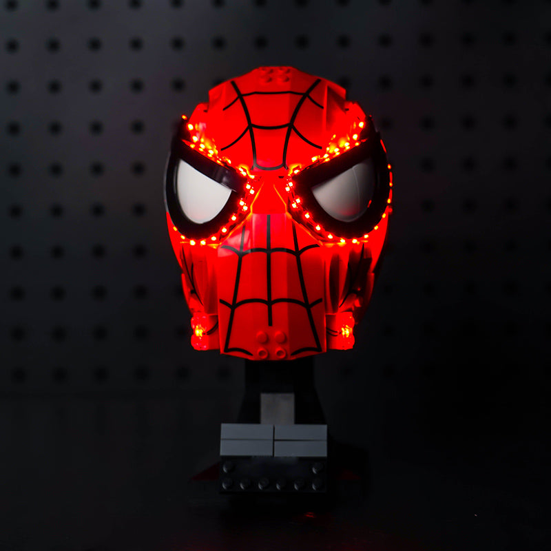 Light kit for Lego Spider-Man's Mask 76285