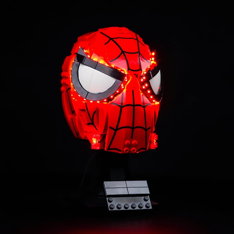 Light kit for Lego Spider-Man's Mask 76285 - ICUANUTY