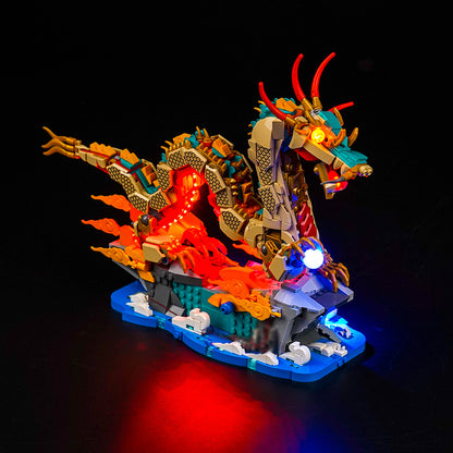 Light Kit for LEGO Auspicious Dragon 80112