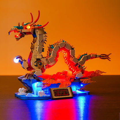 Light Kit for LEGO Auspicious Dragon 80112