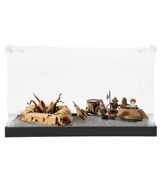 Display case for LEGO Star Wars Desert Skiff & Sarlacc Pit 75396 - ICUANUTY