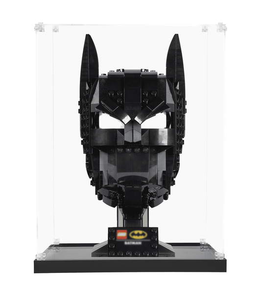 Display case for LEGO Batman Cowl 76182