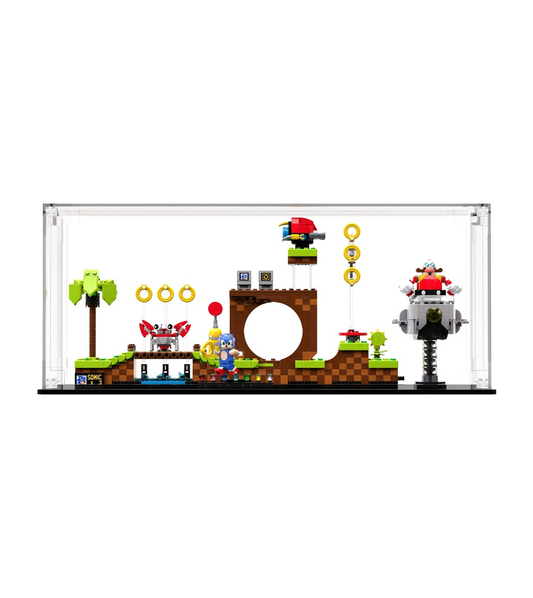 Display case for LEGO Sonic the Hedgehog - Green Hill Zone 21331