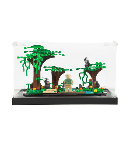 Display case for LEGO Creator Jane Goodall Tribute 40530