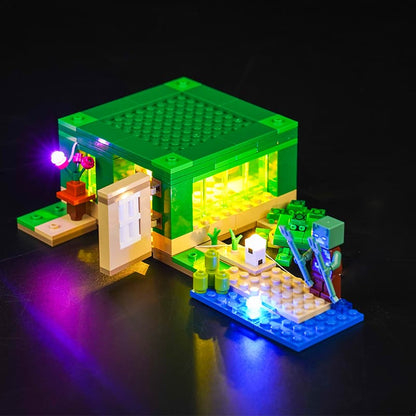 Light Kit for LEGO Minecraft The Turtle Beach House 21254