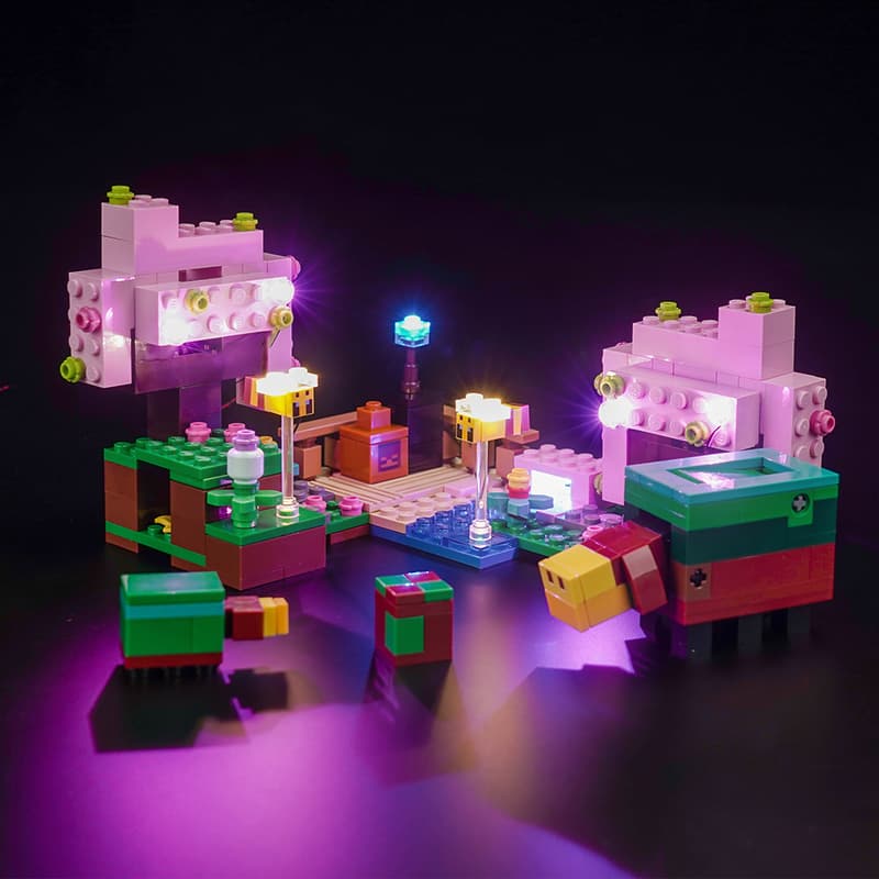 Light Kit for LEGO Minecraft The Cherry Blossom Garden 21260