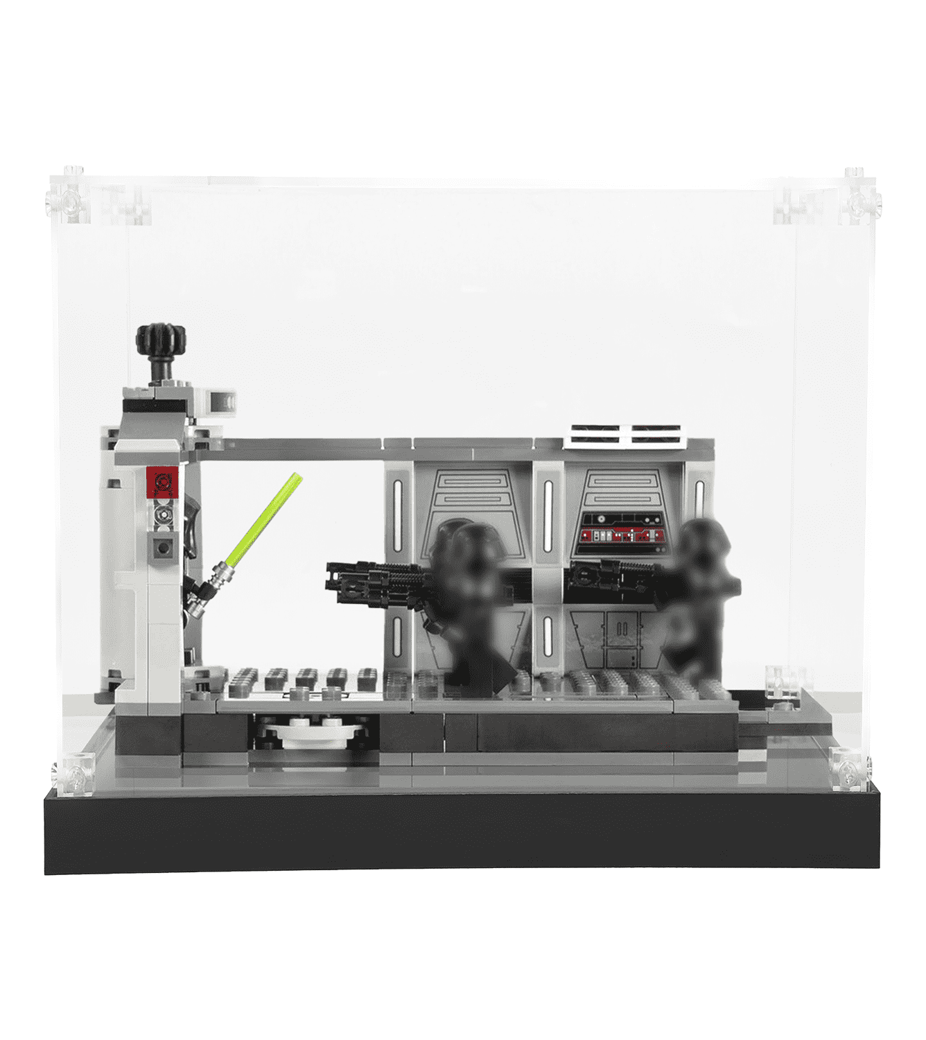 Display Case for LEGO Star Wars Dark Trooper Attack 75324 - ICUANUTY