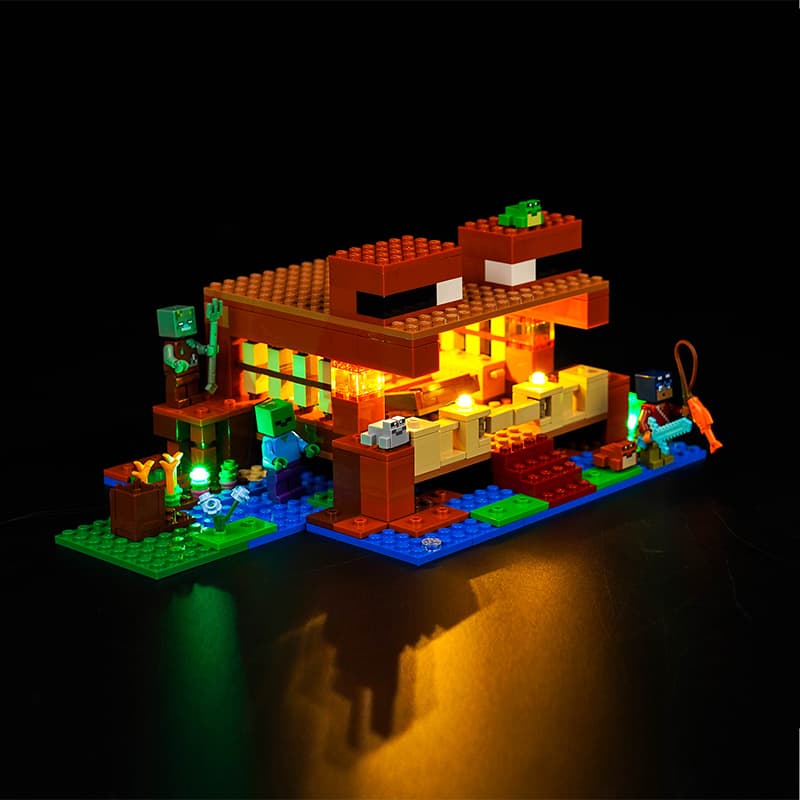 Light Kit for LEGO Minecraft The Frog House 21256