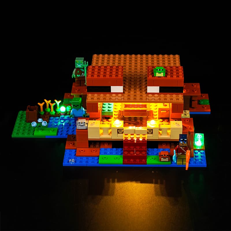 Light Kit for LEGO Minecraft The Frog House 21256