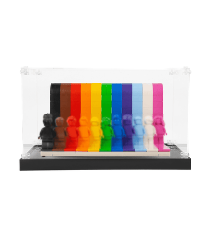 Display case for LEGO Everyone Is Awesome 40516