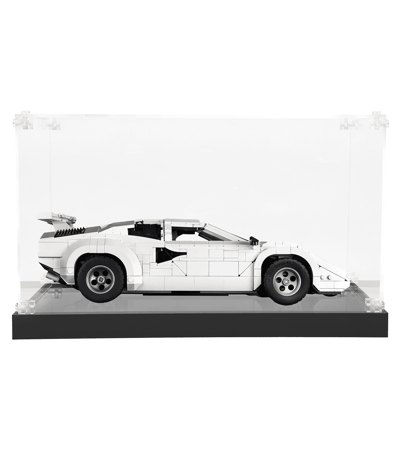 Display case for LEGO Lamborghini Countach 5000 Quattrovalvole 10337 - ICUANUTY