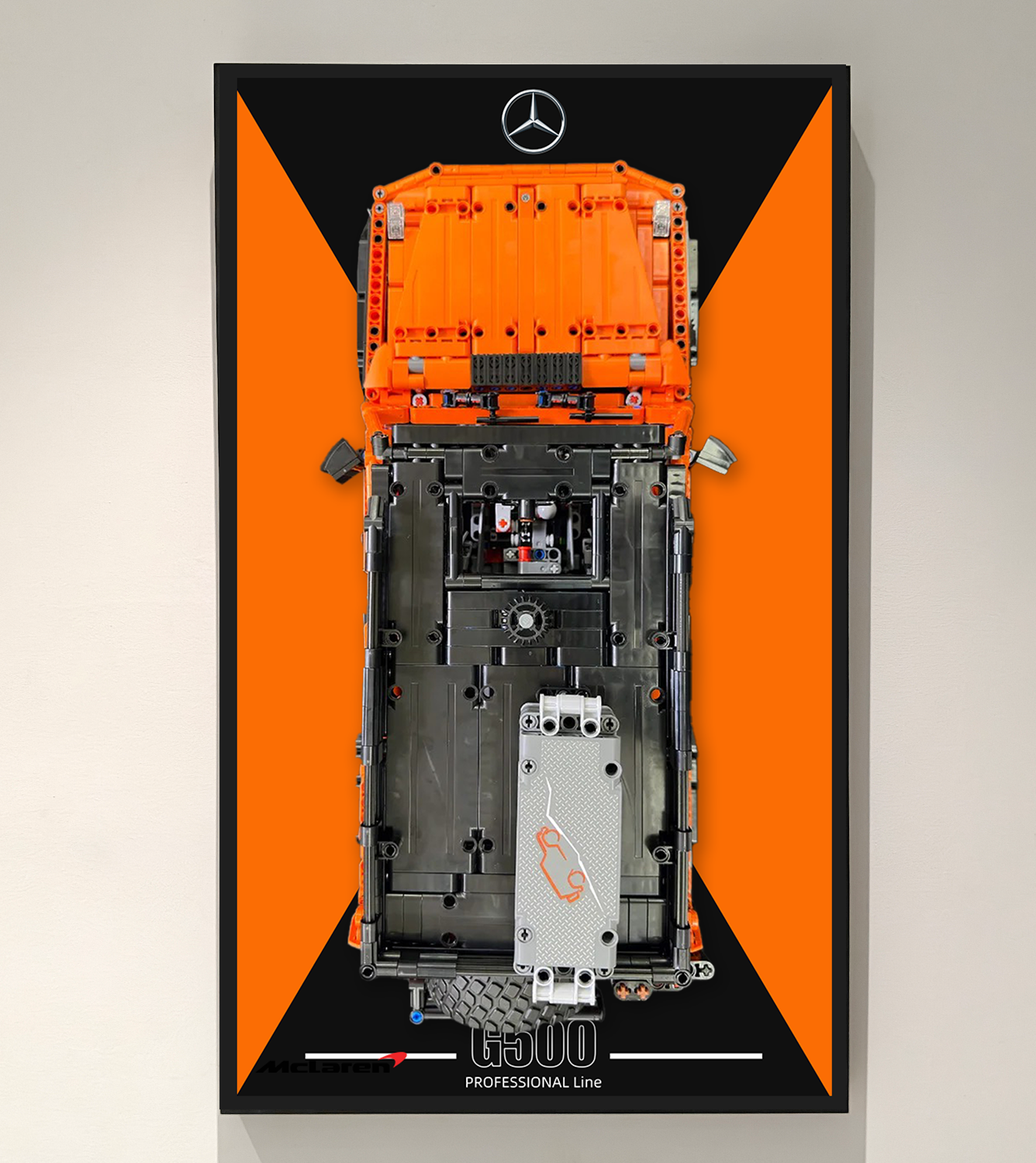 Display Wallboard for LEGO Technic Mercedes-Benz G 500 PROFESSIONAL Line 42177