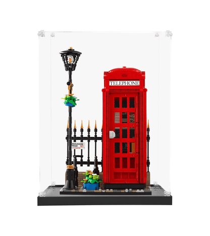 Display case for LEGO Creator Red London Telephone Box 21347