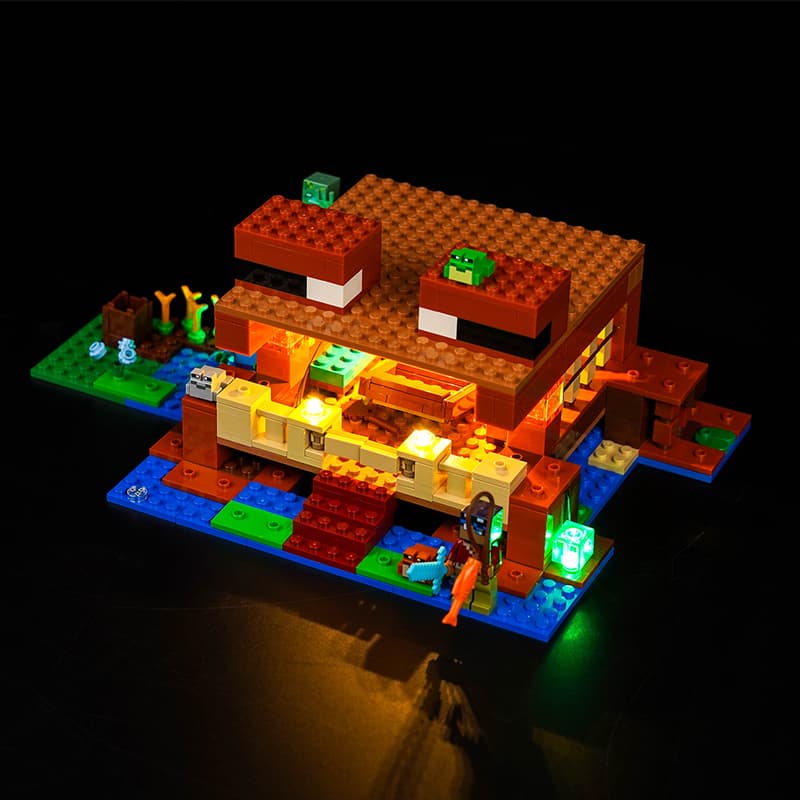 Light Kit for LEGO Minecraft The Frog House 21256