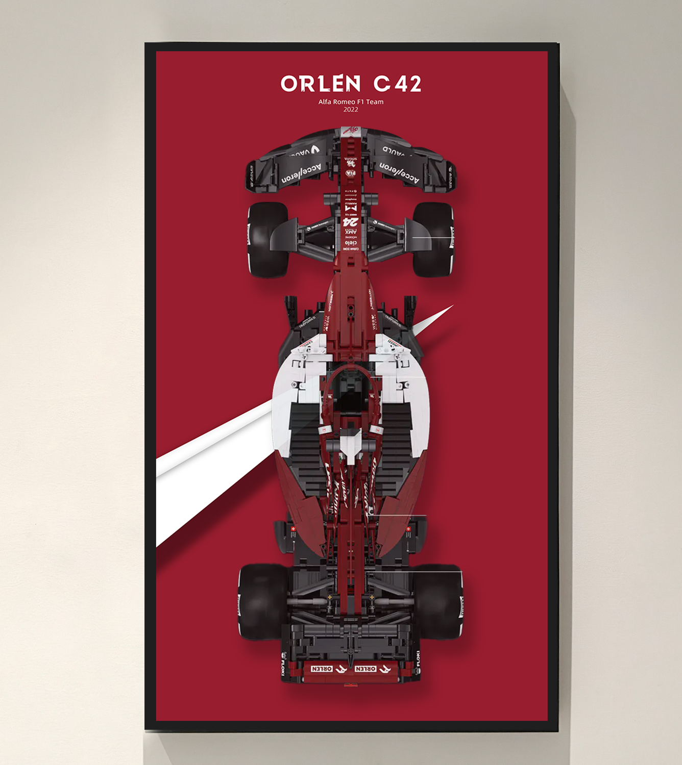 Display Wall Mount for Alfa Romeo F1 Team ORLEN C42 C64005