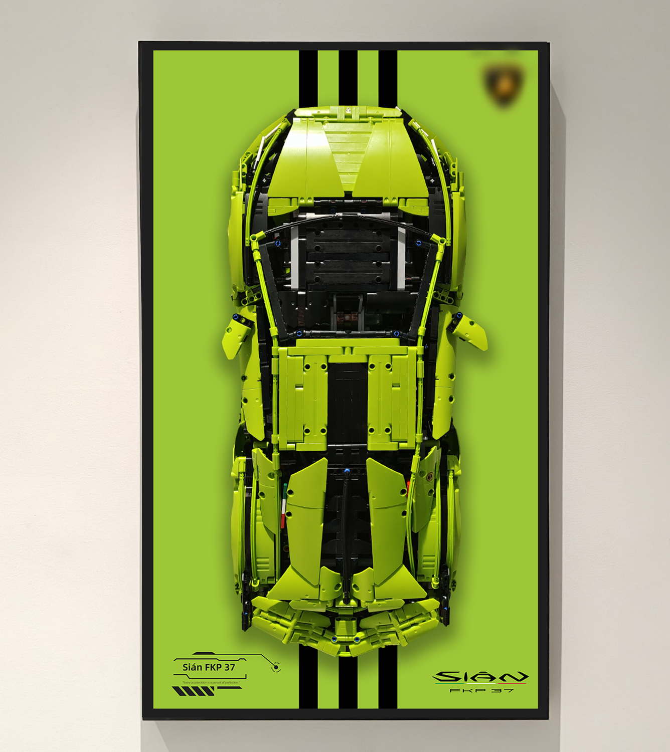 Display Wallboard for LEGO Technic Super Cars