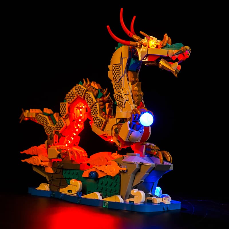 Light Kit for LEGO Auspicious Dragon 80112