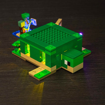 Light Kit for LEGO Minecraft The Turtle Beach House 21254