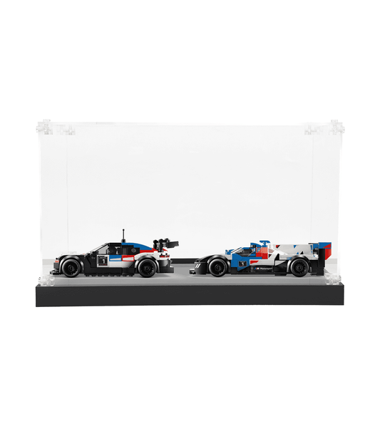 Display case for LEGO BMW M4 GT3 & BMW M Hybrid V8 76922 - ICUANUTY