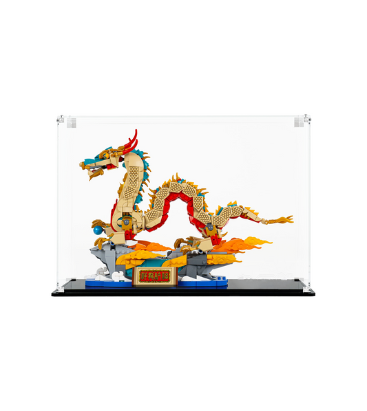 Display Case for Lego Auspicious Dragon 80112