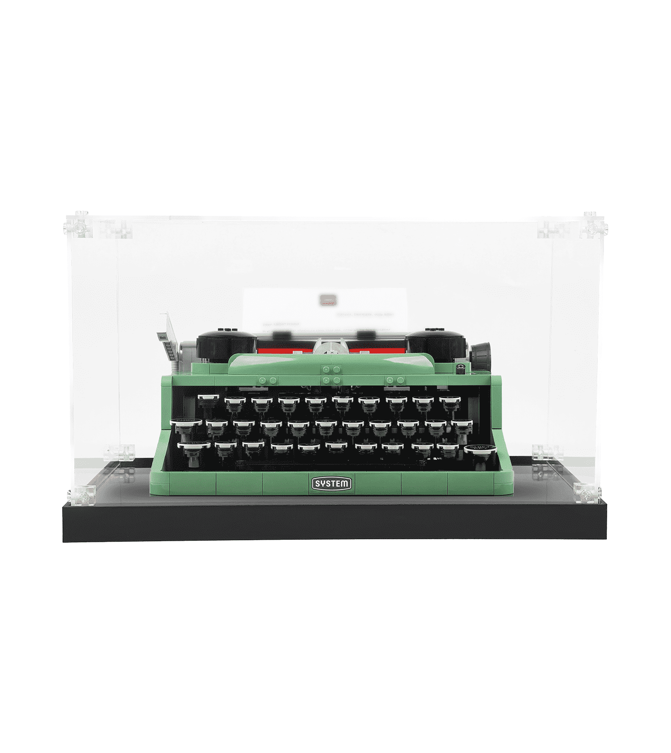 Display Case for Lego Ideas Typewriter 21327